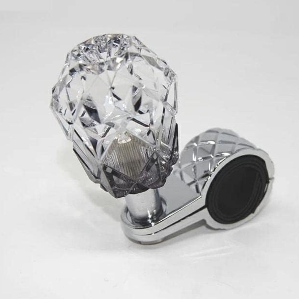 トラック ハンドルスピンナー ダイヤモンドカット ハンドルノブ 雅 [カラー]クリア/ブラック クリア/レッド クリア/ブルー クリア/グリーン クリア/パープル クリア/イエロー